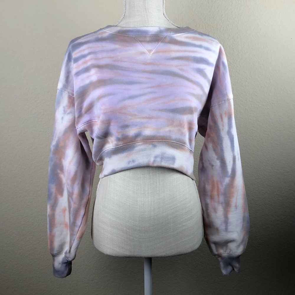Aeropostale Tie Dye Cropped Sweatshirt